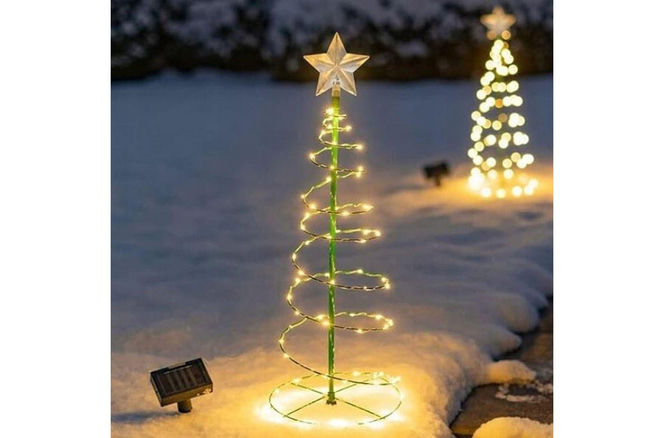 Świetlne dekoracje na Boże Narodzenie