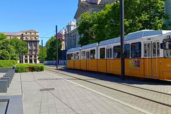 Budapeszt z okien tramwaju