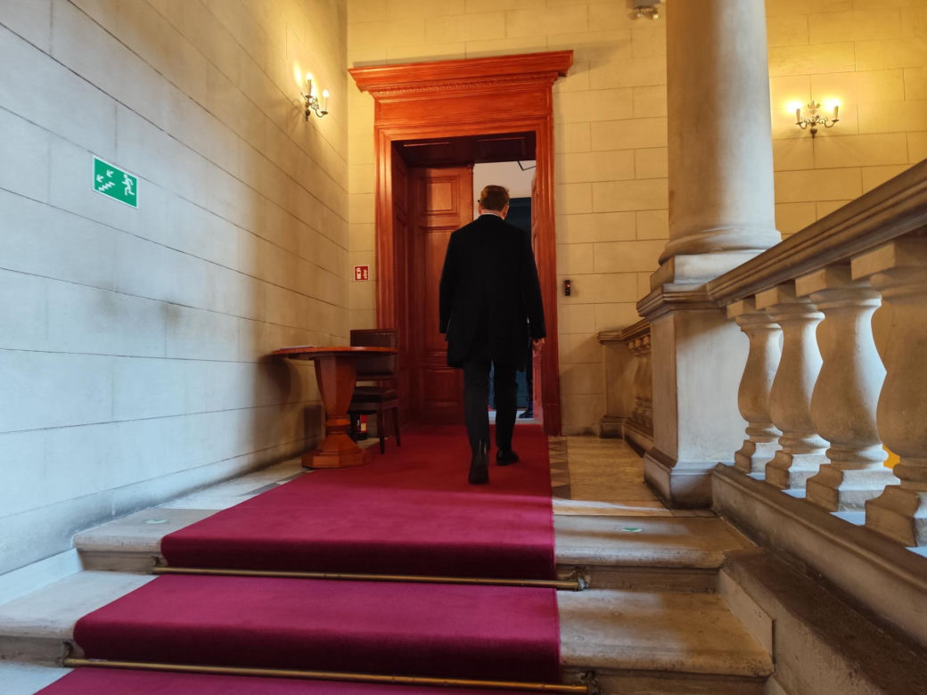 Pierwszy dzień w pracy nowego prezydenta Krakowa Łukasza Gibały
