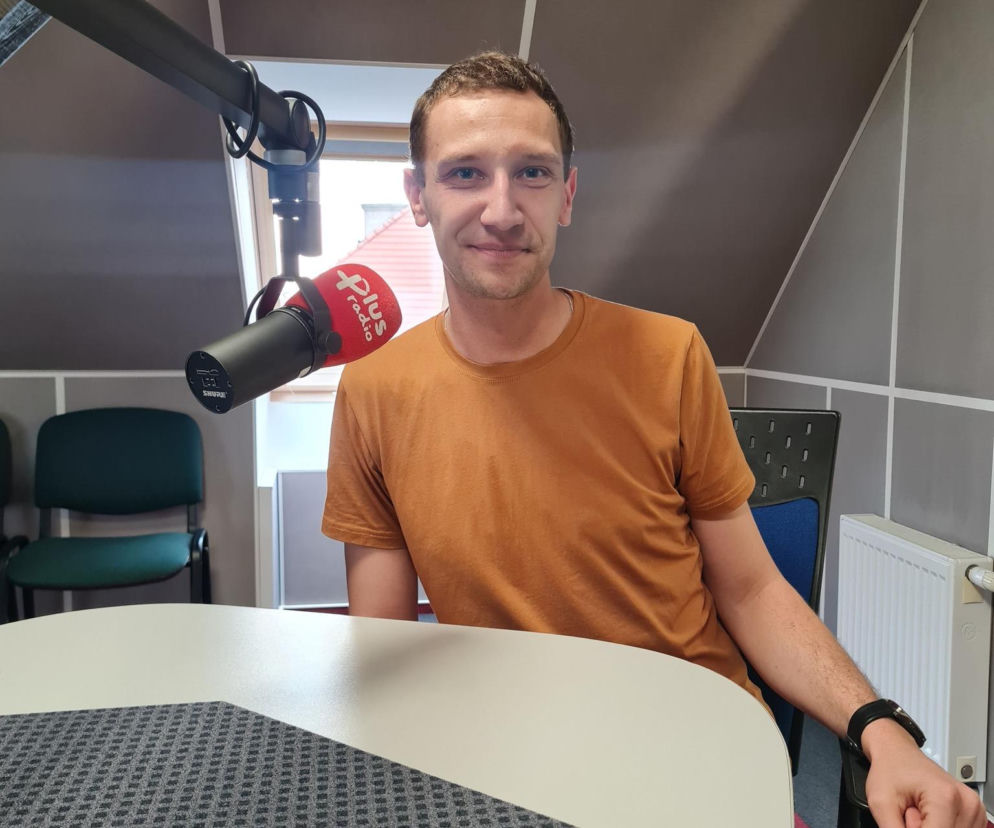 Błażej Koziński ze Stowarzyszenia mali bracia Ubogich