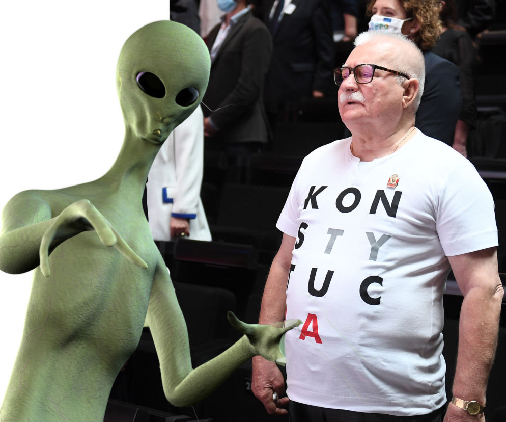Lech Wałęsa i kosmici