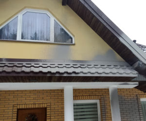 Puszcza Augustowska. Prywatny dom strażnika leśnego został oblany farbą przez nieznanych sprawców