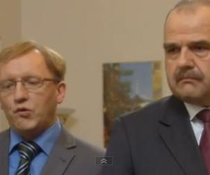 RANCZO 7 sezon odc. 90. Czerepach (Artur Barciś), senator Kozioł (Cezary Żak)