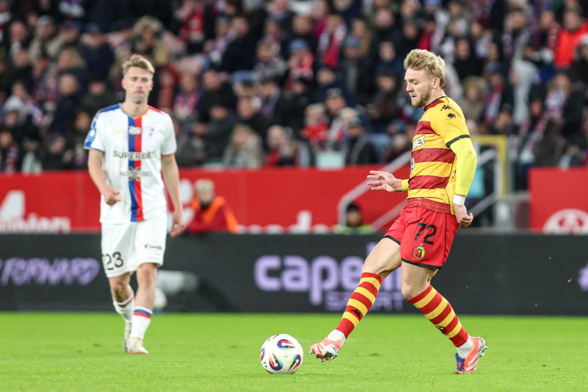 Górnik Zabrze - Jagiellonia Białystok, zdjęcia kibiców i zawodników z meczu 13. kolejki PKO BP Ekstraklasy