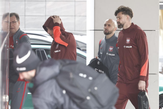 Reprezentacja Polski przed meczem ze Szwecją