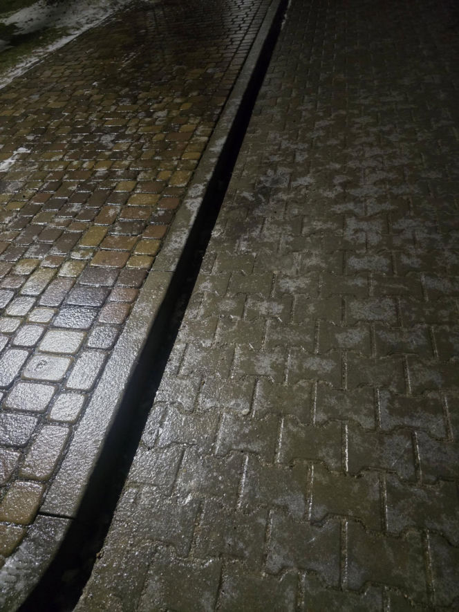 Silna gołoledź w Oławie