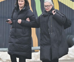 Krystyna Janda kurzy w aucie