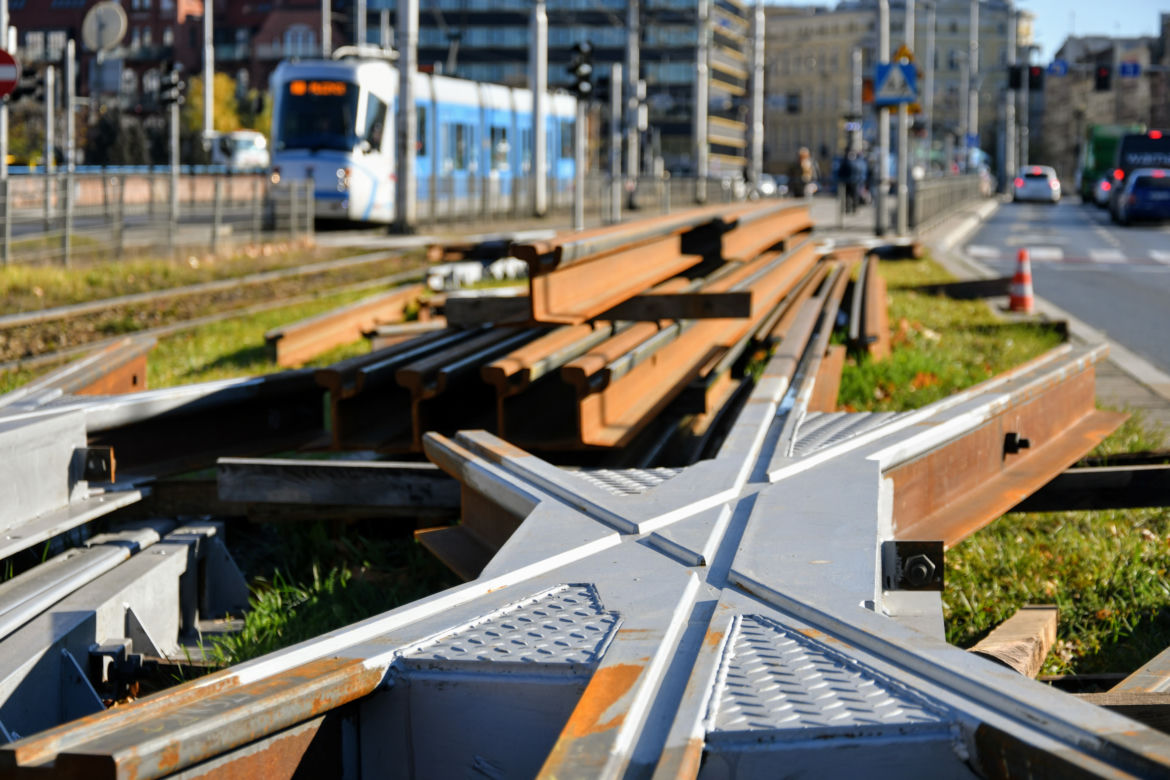MPK Wrocław remontuje wrocławskie torowiska