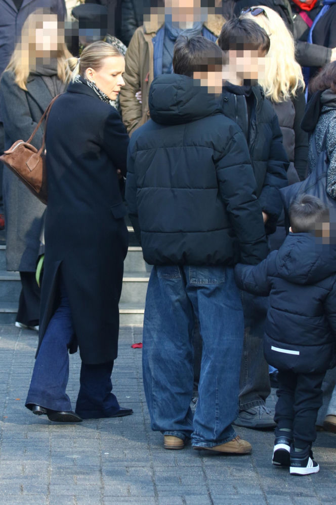 Pogrzeb Mirosława Krawczyka w Gdańsku: Aneta Zając i Mikołaj Krawczyk