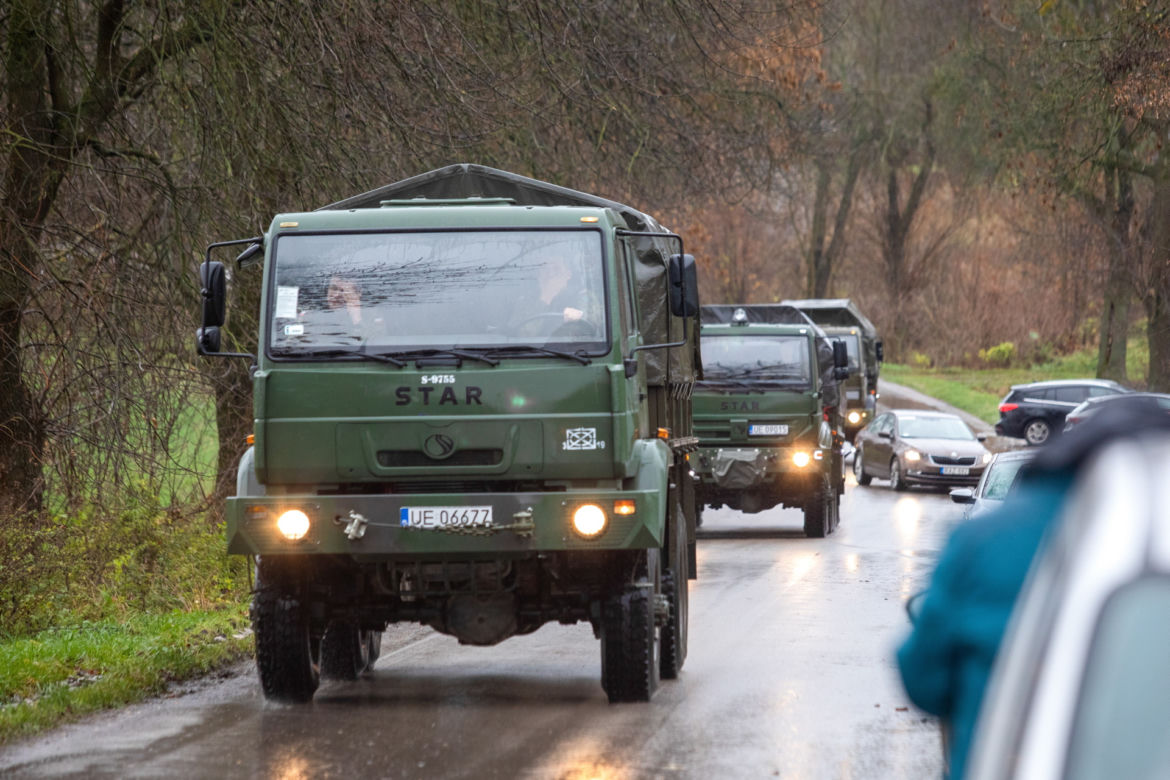 Przewodów po tragedii. Wojsko przy granicy