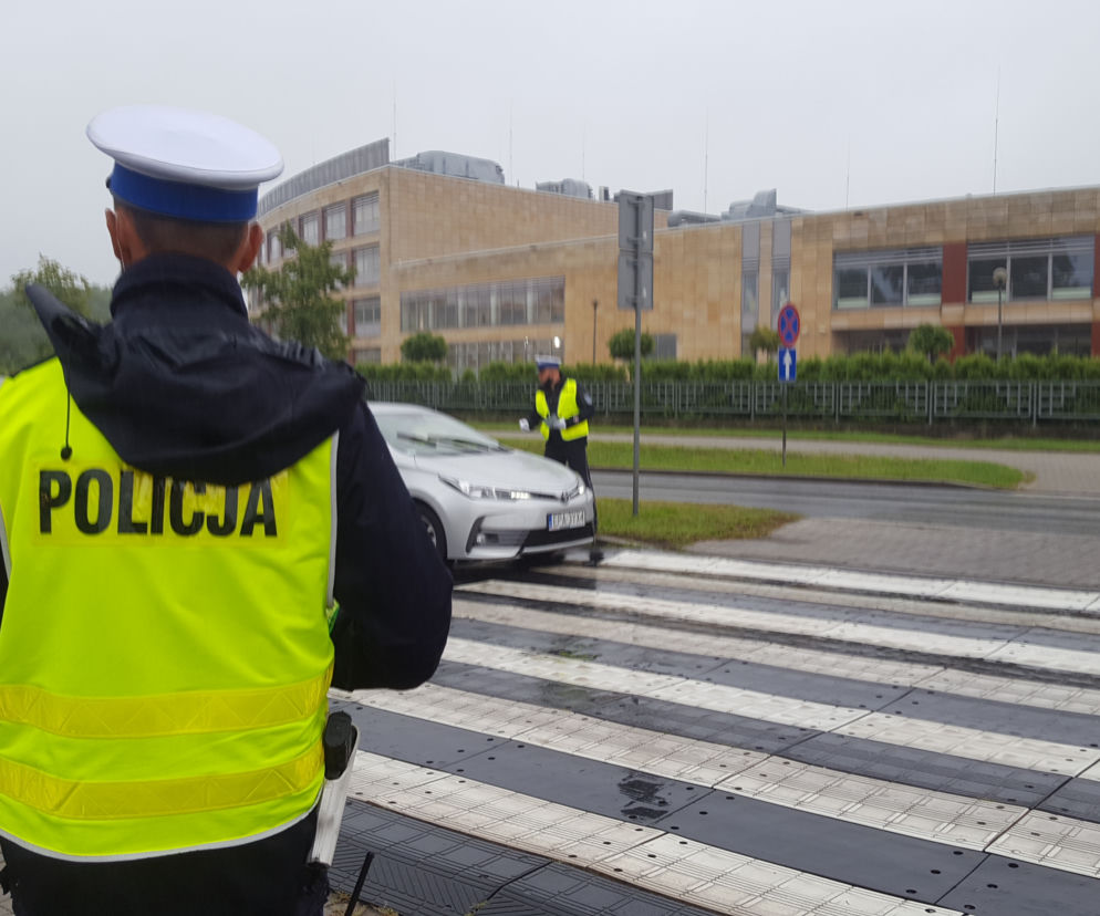 Policyjna akcja Bezpieczna droga do szkoły w Tarnowie