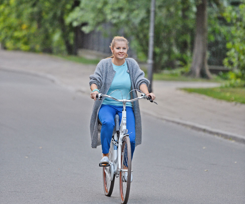 Anna Powierza walczy o zgrabną sylwetkę na rowerze