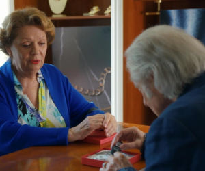 Barwy szczęścia odc. 3273. Józefina Rawiczowa (Elżbieta Jarosik), jubiler (Wojciech Gałziński)