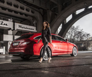 Anna Mucha w Mercedesie CLS Shooting Brake