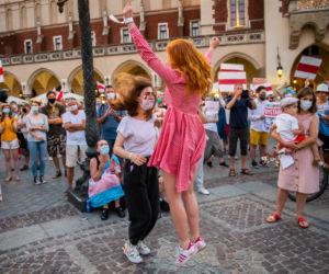 Kraków solidarny z Białorusią