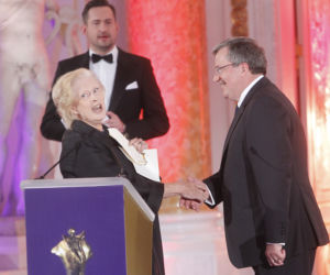 Wiktory 2011. Bronisław Komorowski POLITYKIEM ROKU, Beata Tyszkiewicz