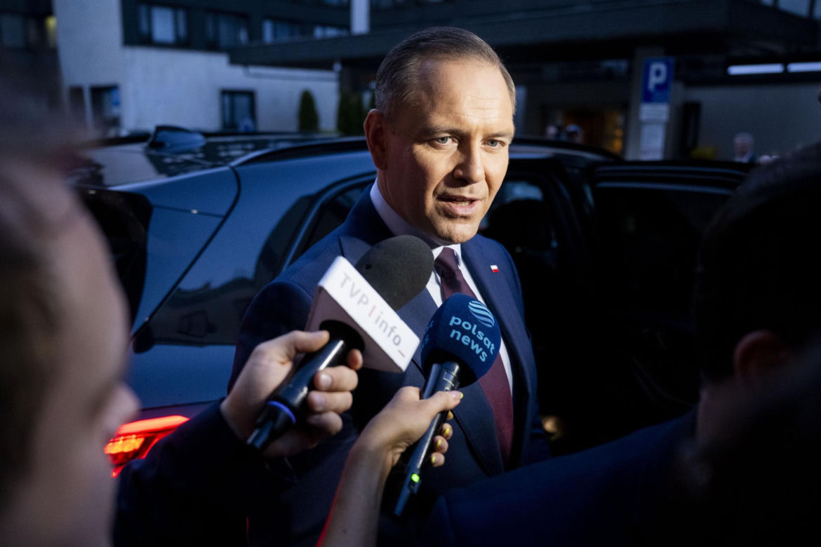 Karol Nawrocki po udzieleniu wywiadu