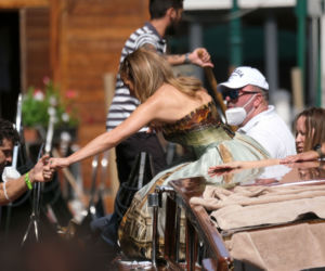 Jennifer Lopez w weneckiej gondoli!