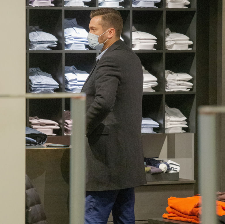 Kamil Bortniczuk na zakupach