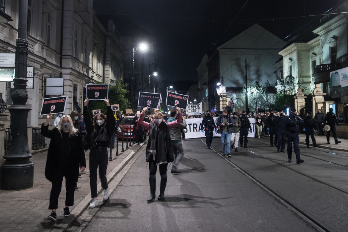 Strajk Kobiet. Wielotysięczny protest w Krakowie