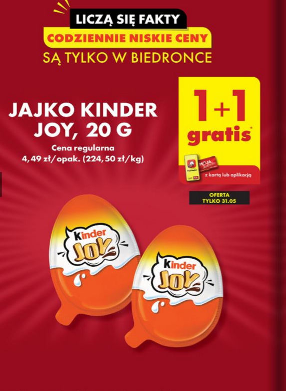 Biedronka na  Dzień Dziecka