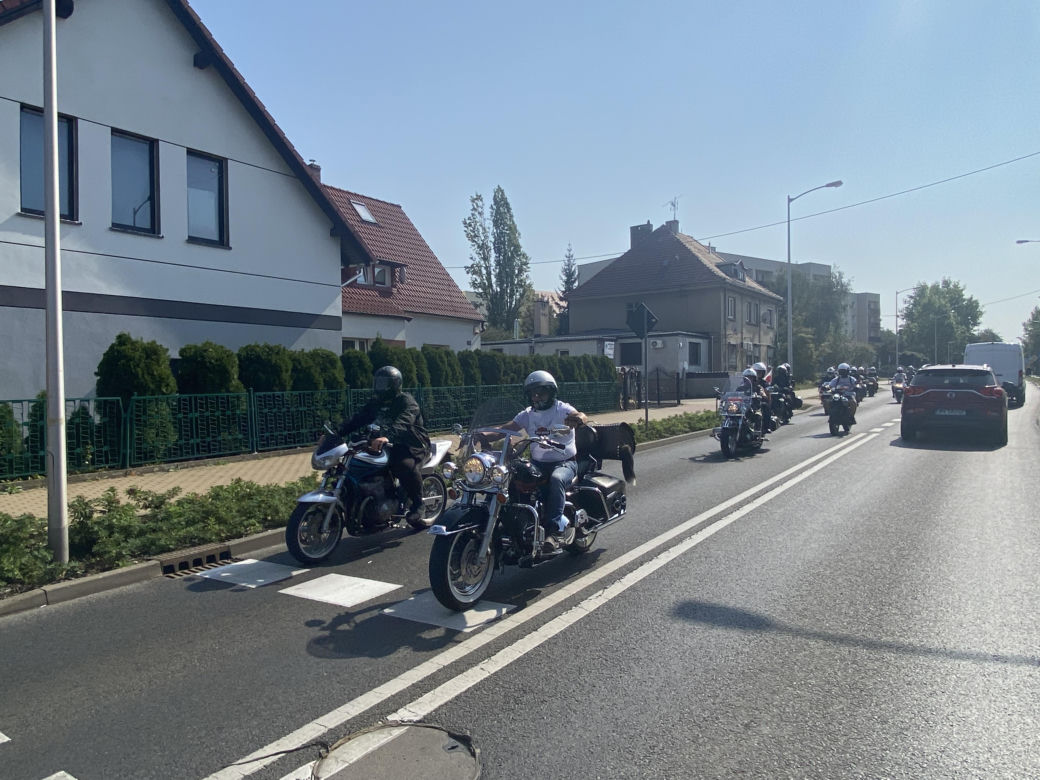 Winobraniowa parada motocyklowa przejechała ulicami Zielonej Góry
