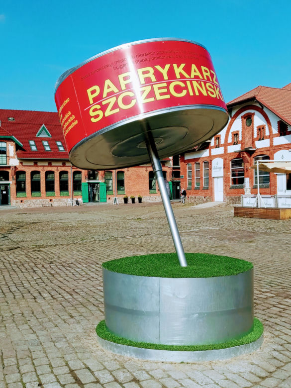 Pomnik paprykarza w Szczecinie