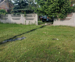 Groźny wypadek! Pijany kierowca wjechał na podwórko, gdzie bawiły się dzieci. Ranny 11-letni chłopiec