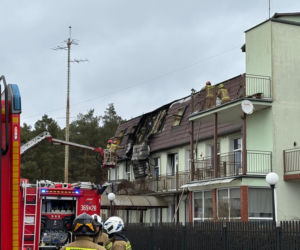 Pożar DPS-u w Szczawnie