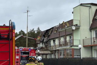 Pożar DPS-u w Szczawnie