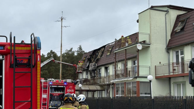 Pożar DPS-u w Szczawnie