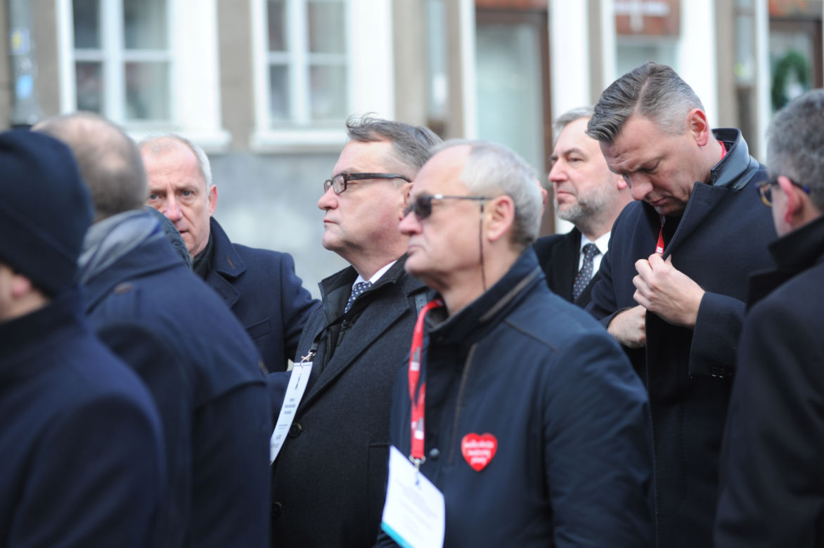 Pogrzeb Adamowicza politycy