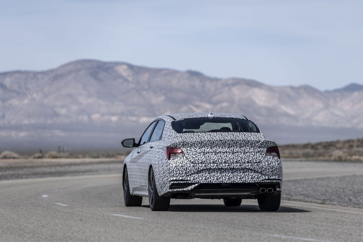 (2020) Zakamuflowany Hyundai Elantra N Line
