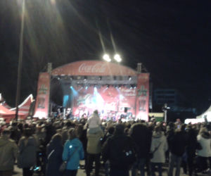Świąteczne ciężarówki Coca - Coli we Wrocławiu