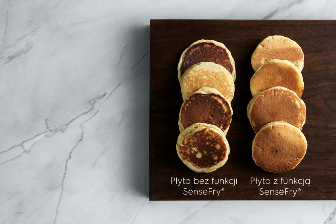 Płyty SLIM-FIT z funkcją SenseFry® 