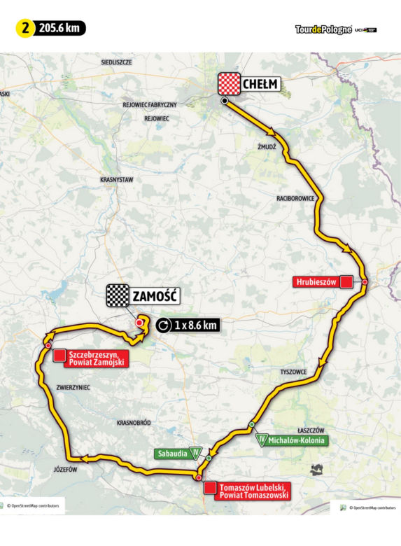 Tour de Pologne 2022: Trasa