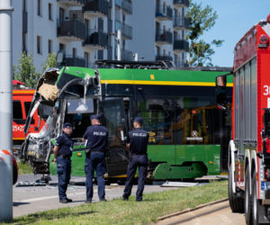 Poważny wypadek na Naramowicach