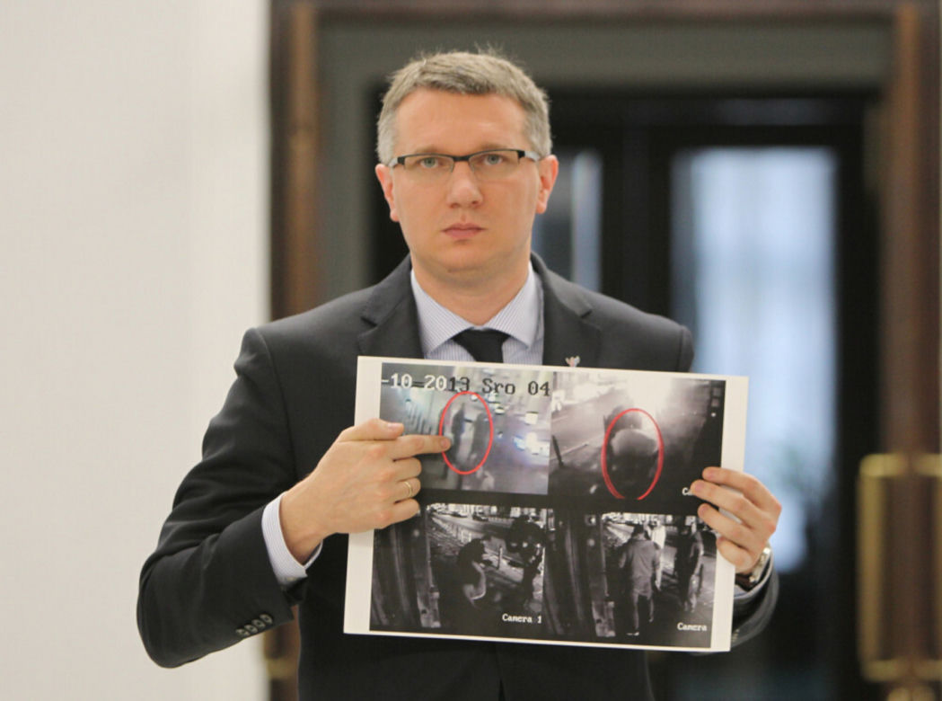 Przemysław Wipler pobicie