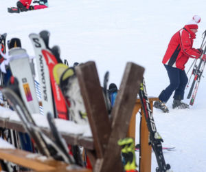 Michał Wójcik z PiS szaleje na nartach