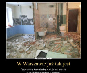 Najlepsze memy i demotywatory o Warszawie