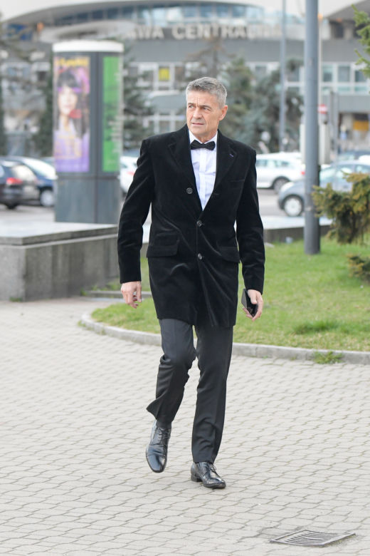 Robert Lewandowski na premierze filmu Nieznany