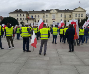 Protest rolników w Bydgoszczy 