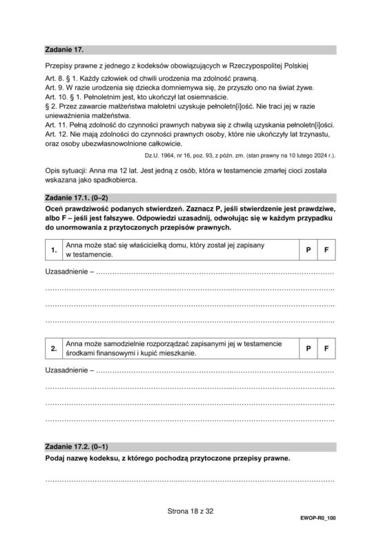 Matura 2024: WOS poziom rozszerzony, ODPOWIEDZI i ARKUSZE CKE do ściągnięcia STARA FORMUŁA 2015