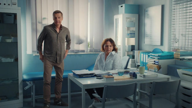 M jak miłość, odc. 1905. Paweł (Rafał Mroczek), Marysia (Małgorzata Pieńkowska)