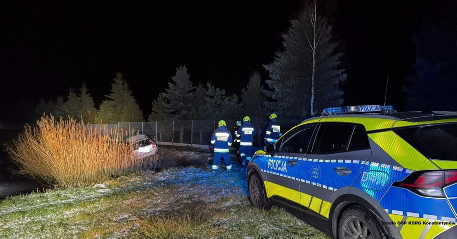 Dożywotni zakaz jazdy, alkohol i pościg. Finał na pękającym lodzie