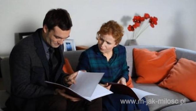 	M jak miłość. Chris (Mariusz Zaniewski), Ewa (Dominika Kluźniak)