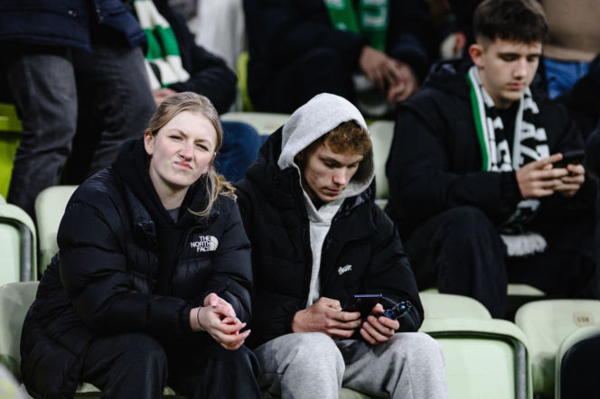 Lechia Gdańsk - Górnik Zabrze, zdjęcia kibiców i zawodników z meczu 18, kolejki PKO BP Ekstraklasy