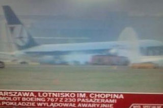 Awaria Boeinga 767 ZDJĘCIA