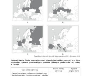ARKUSZE CKE - Matura geografia - poziom podstawowy i rozszerzony 2019