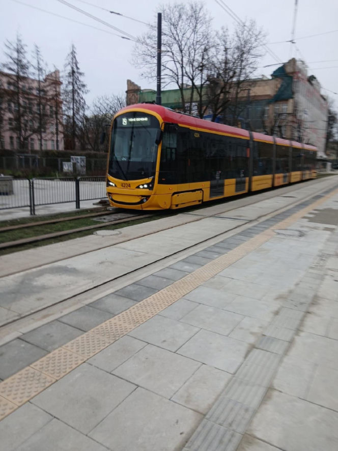 Tramwaje na Rakowieckiej w Warszawie